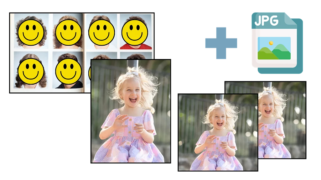 Big Star photo pack with digital school portraits