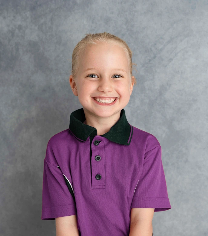 Ipswich school photography portrait of smiling student