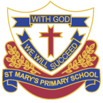 St Mary's Primary School crest for school photography partner